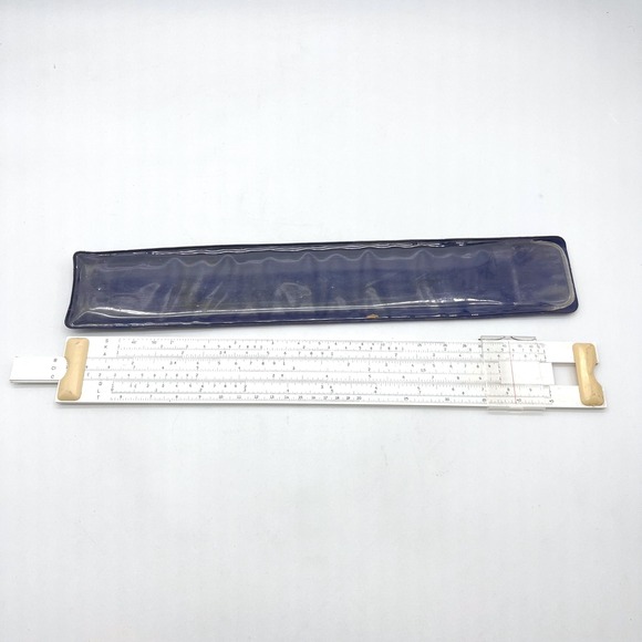 Vintage Made in Japan Slide Rule Scientific Instrument With Case - Picture 1 of 6